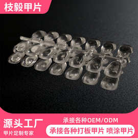 美甲打板甲片免刻磨美甲片美甲店色板打板短款椭圆新手练习甲片