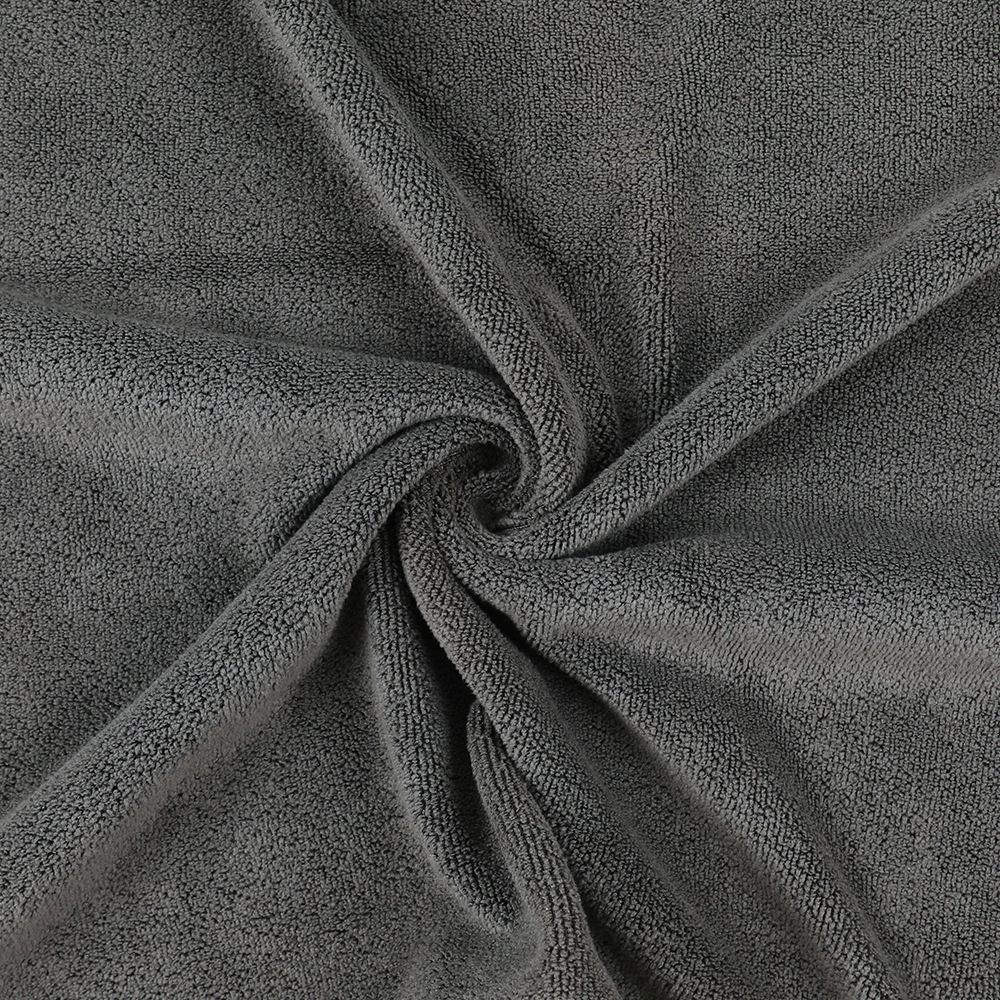 Chal de belleza de microfibra al por mayor, borde firme, hebilla conveniente, salón de belleza, chal profesional, absorción de agua, secado rápido