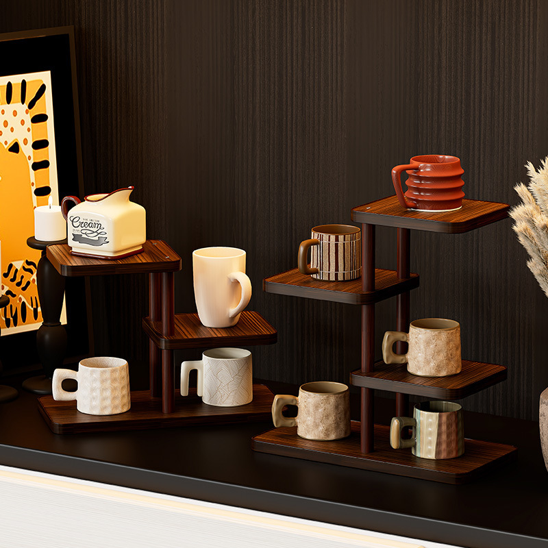 Cup Storage Rack, Kettle Organizer, Desktop Cup Holder, Tea Set, Tea Cup, Bar Counter, Coffee Corner Display Rack Cup Storage Rack, Kettle Organizer, Desktop Cup Holder, Tea Set, Tea Cup, Bar Counter, Coffee Corner Display Rack