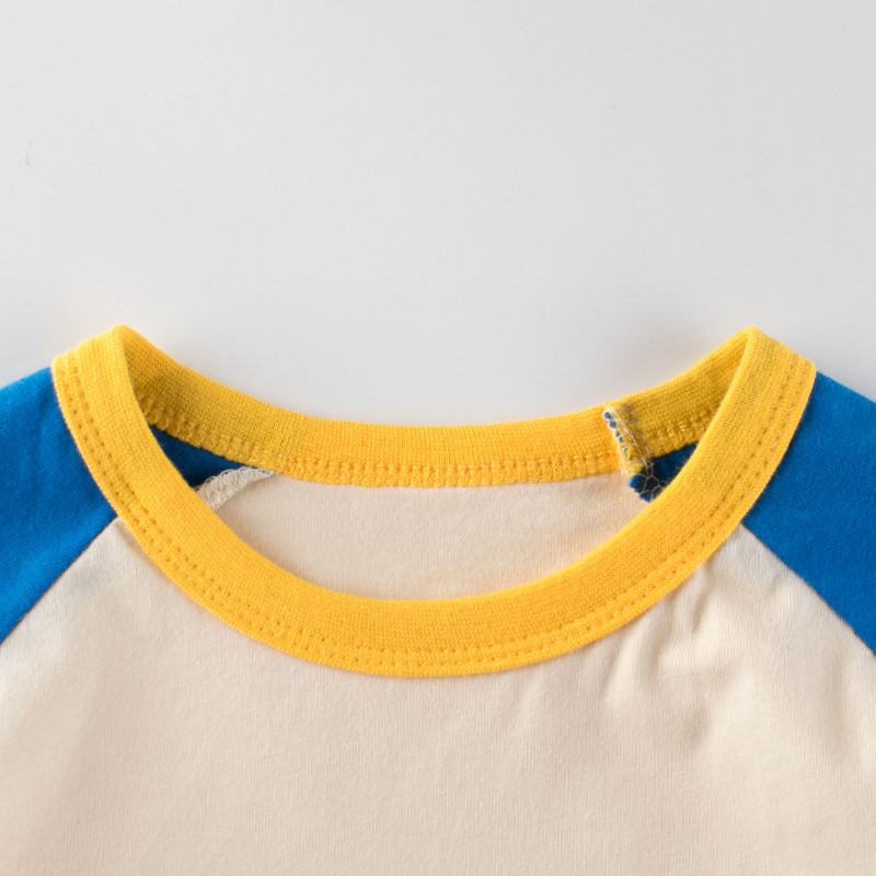 27kids ropa infantil transfronteriza al por mayor 2025 verano nuevo estilo camiseta de manga corta para niños ropa de bebé de primera mano