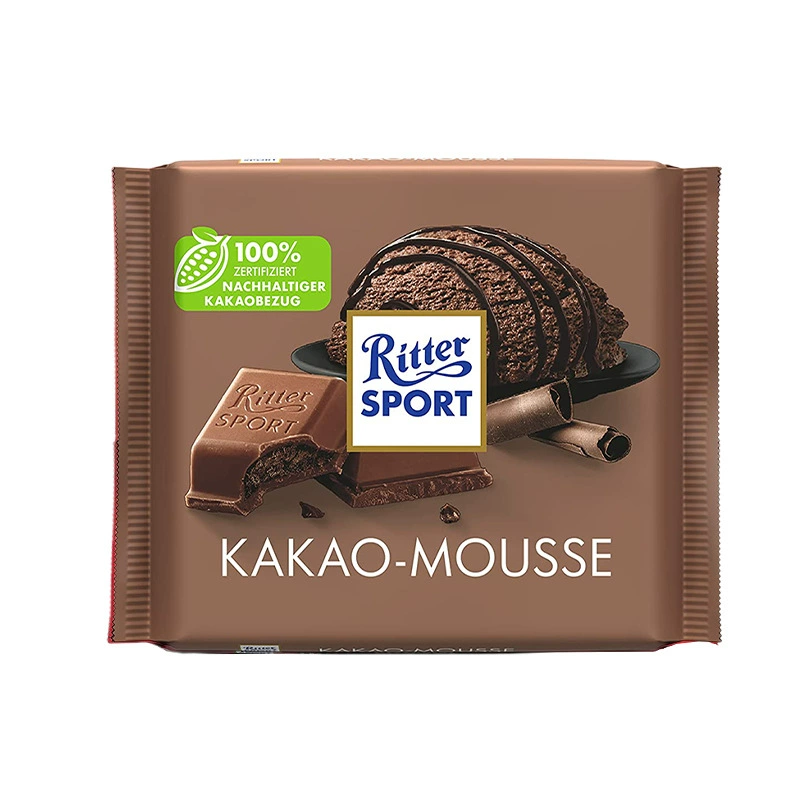 Germany Rittersport Ritter Portrert Harm, Hazelnut Milk Dark Chocolate Net Red Leisure Snacks