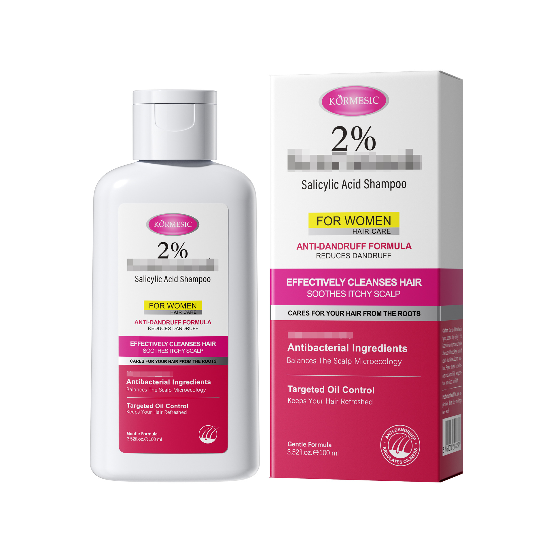 Filipinas KORMESIC damas champú ácido salicílico shampoo suave limpio comercio exterior transfronterizo al por mayor image 6