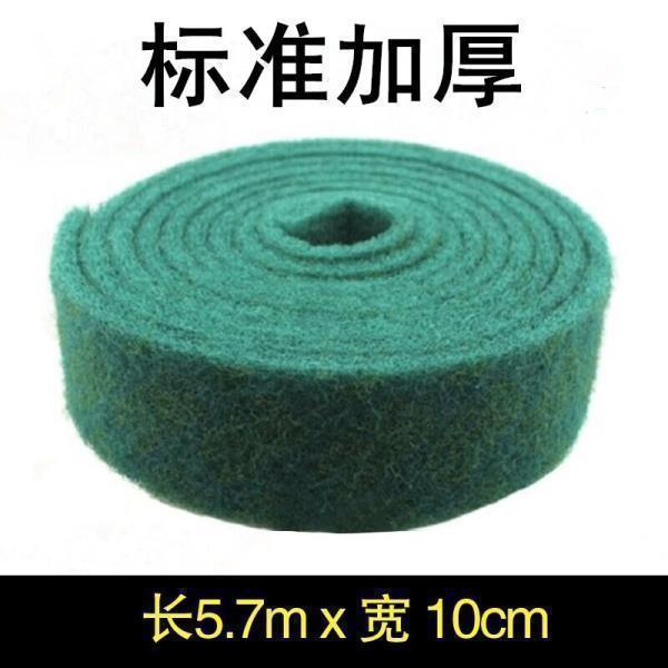 加厚工业百洁布加硬加粗金刚砂不锈钢拉丝刷锅海绵洗碗布厨房除锈