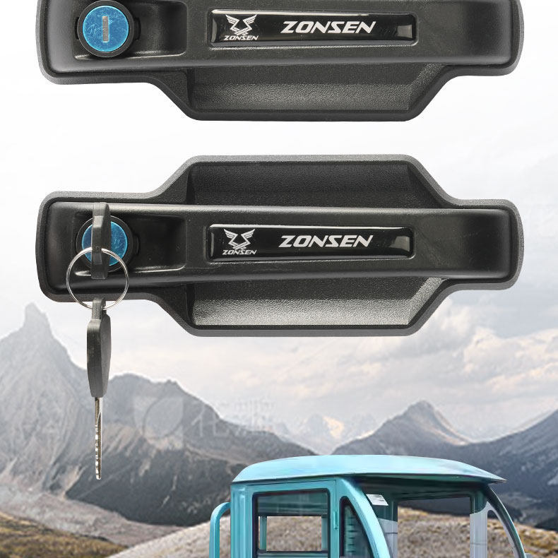 Suitable for Zongshen Jinpeng Electric Tricycle Door Lock, Tricycle Internal Lock Core, Junka Pickup Set Lock Door Handle