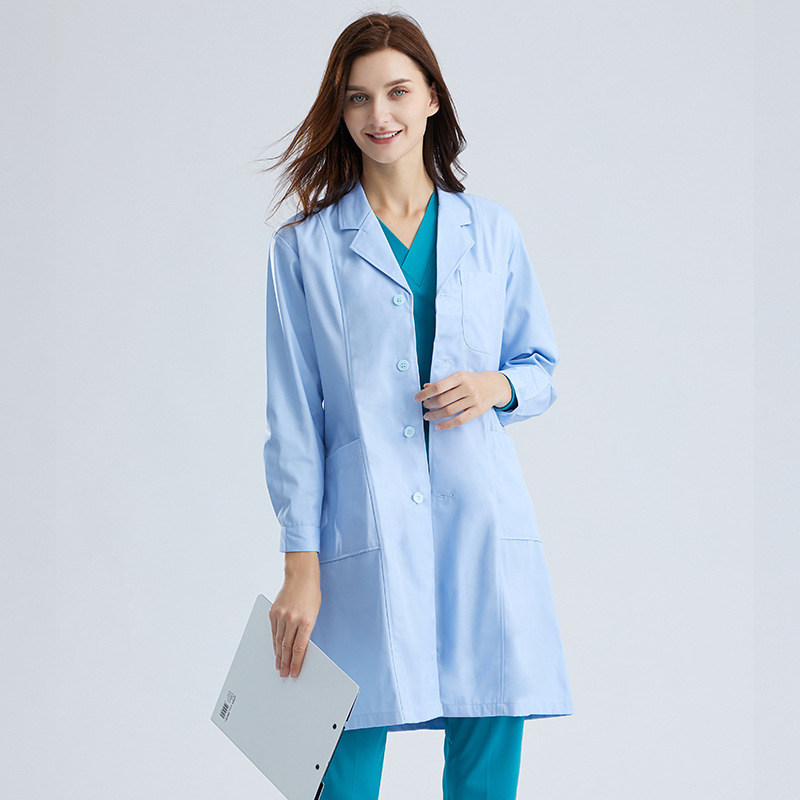 医師用白衣、病院・薬局作業服、実験室白衣、春秋厚手医師服|undefined