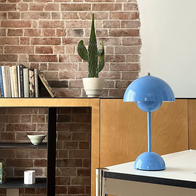 Сетка красный скандинавский цветочный бутон настольная лампа ветра спальня декоративная лампа зарядка сенсорный кабинет производитель грибной лампы