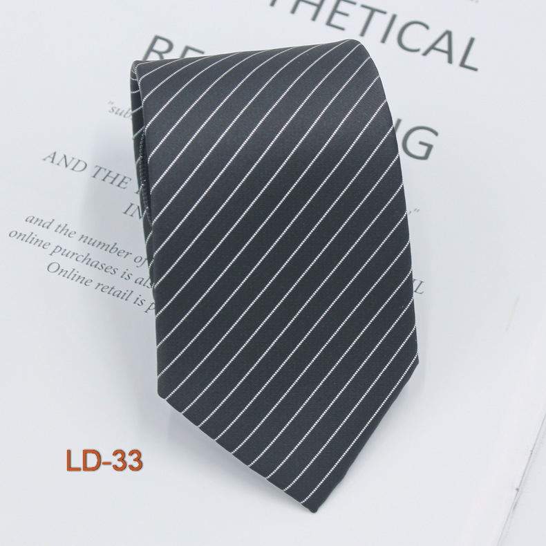 Men's Zipper Tie Formal Business 8cm Lazy Easy Pull Bride Wedding Tie Red and Black Stripes in Stock