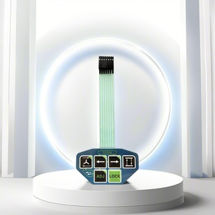Membrane Touch Switch Colorful Pvc Touch Panel Smart Button Membrane Panel Control Surface Sticker Membrane Switch