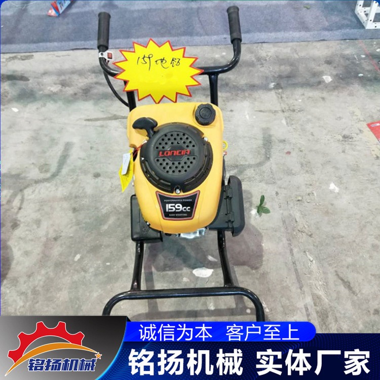 铭扬园林绿化种植打坑机 柴油电线杆打洞机 小型手压挖坑机