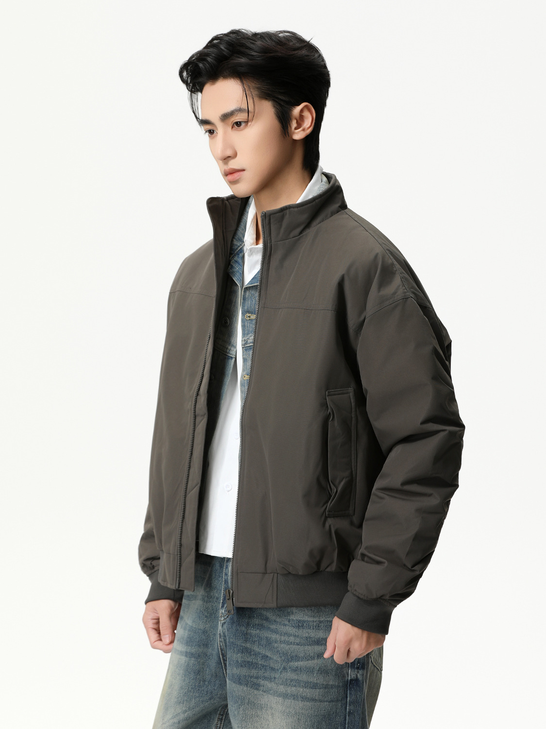 MTLCLOTHES Hombres| Cuello vertical, ropa de vestir al aire libre, ropa de vestir