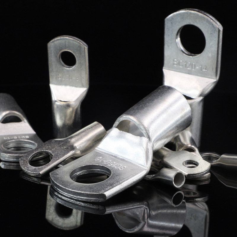 SC Tube-Press Copper Lug, Tin-Plated Copper Nose, SC Inspection-Port Copper Terminal, Ground Wire Lug 4mm - 95 mm&sup2;