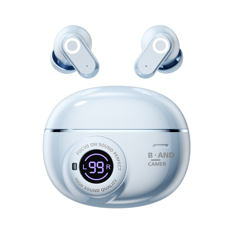 Neues X6 kabelloses Bluetooth-Kopfhörer mit digitalem Display, kurzem Schaft, In-Ear-Panorama-Soundeffekt, hochklare Anrufe, Sports Noise Cancellation TWS - 10