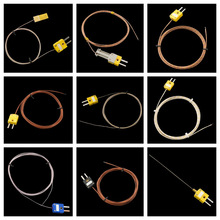 K型热电偶测试线SMT铁氟龙GG玻纤测温线TT-K-30/36感温线J