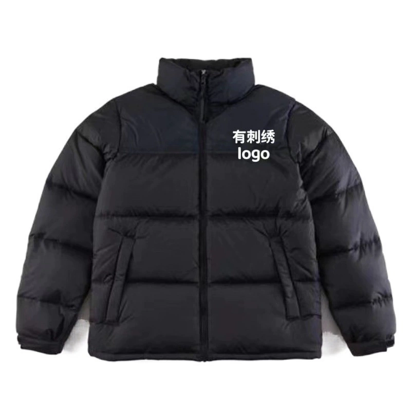 Waterproof keep warm classic down jacket for beloved, with embroidery