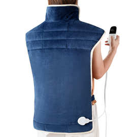 耐也新款肩颈加热垫热敷理疗重力肩披护肩护颈电热披肩暖身披毯