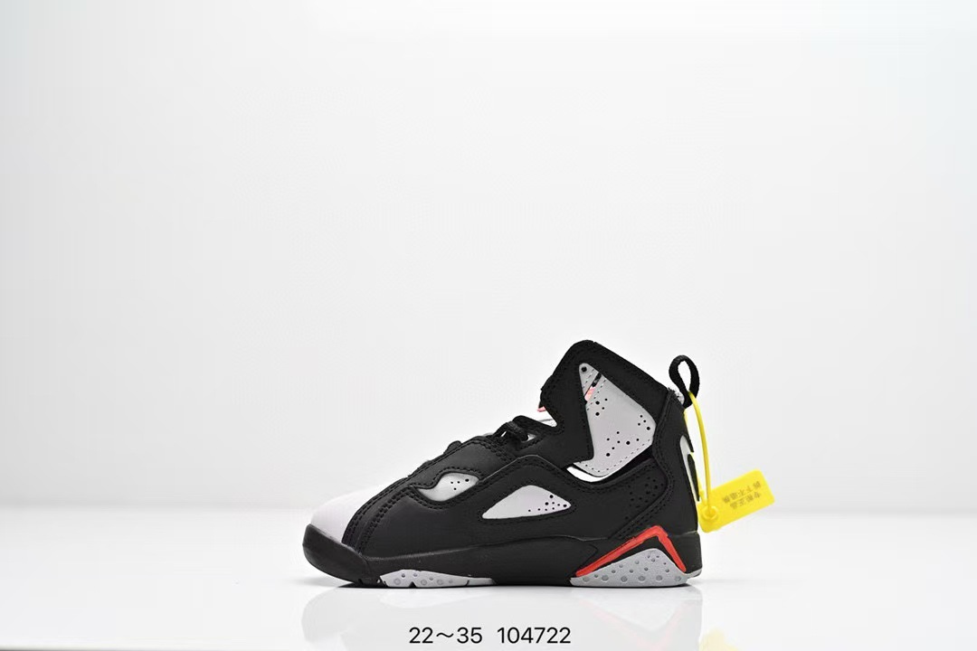 Clásico aj7 negro samurai zapatos infantiles cordones para niños y niñas correr zapatos de baloncesto AJ6 zapatos casuales transpirables para hombres y mujeres