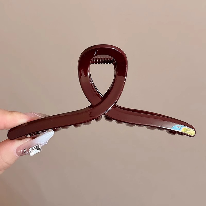 Nuevo cabello de gran tamaño más rascar broca de cabello de arco temperamento de alto nivel amoroso detrás del cerebro broca de perla tiburón