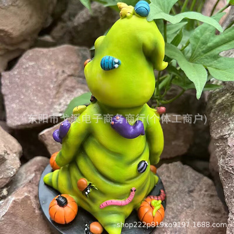 跨境新款惊魂腐体雕像万圣节摆件家居花园园林书房饰品树脂工艺品|undefined