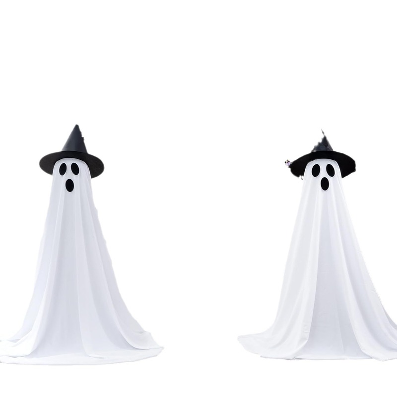 クロスボーダーのハロウィンの幽霊の装飾はリモコンの定時の明かりが付いています。|undefined