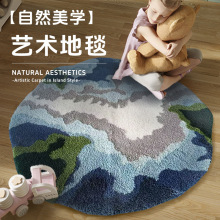 卡通儿童房爬行毯加厚仿羊绒地毯阅读区装饰加厚隔音地毯客厅地毯