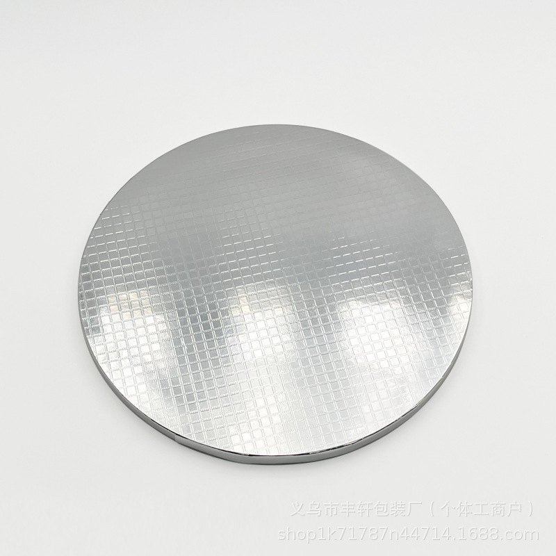 Tambores de pastel de embalaje de pastel de 6 / 8 / 10 / 12 pulgadas almohadilla de pastel de papel de panal de Navidad queso pastel de soporte