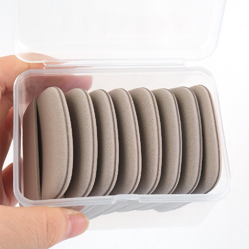 Nuevo 8 piezas de cojín de aire cuadrado seco y húmedo no de látex polvo en caja Pu Xiyinshein / temu un agente de cabello