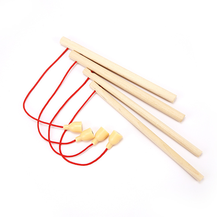 Caña de pescar magnética de madera para niños fuerte magnética educativa práctica accesorios de juguete fábrica de madera jardín de infantes pesca para bebés