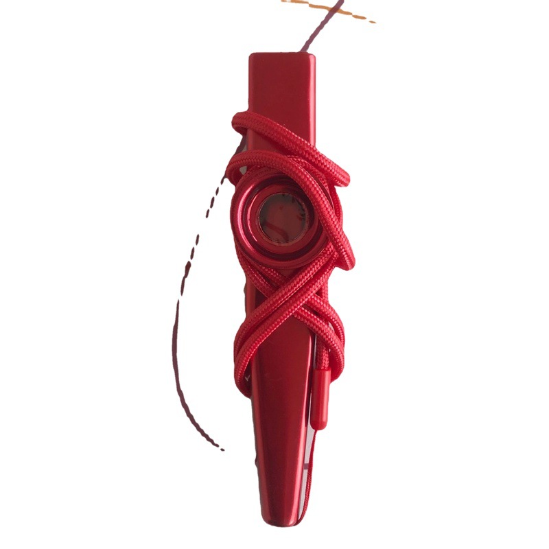 Orff instrumento percusión instrumento juguete educación temprana Kazoo metal Kazoo tarjeta marrón