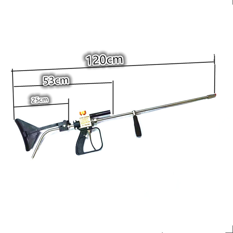 超高压清洗机水枪溢流枪不锈钢喷枪1500公斤冷凝器船用超高压水抢