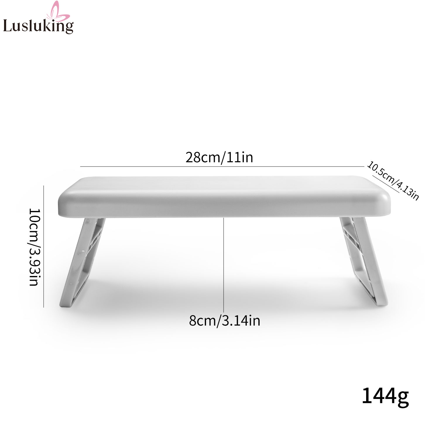 Transfronterizos manicuría almohada plegable y alta luz manicuría almohada de mano de plástico manicuría tienda de manicuras muñeca soporte almohada al por mayor