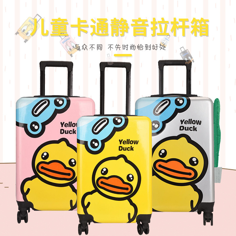 Children's Trolley Case New 20inch Cartoon Password Suitcase Primary School Students Universal Wheel Suitcase Wholesale Printed Logo