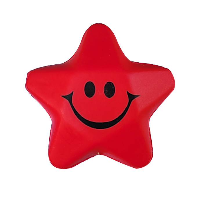 Five-Pointed Star Grip Ball Pu Solid Decompression Ball Rehabilitation Grip Ball Hand Exercise Hemiplegia Rehabilitation Medical Equipment