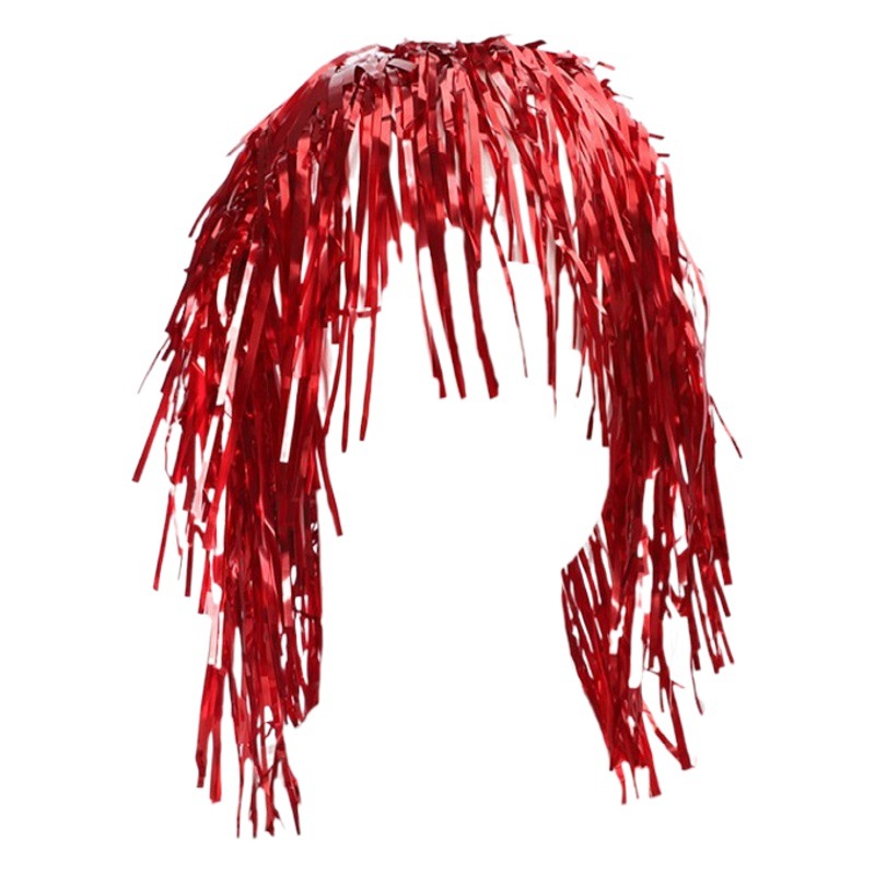 Cortina ignífuga de PVC PET, material para pelucas, disfraces de Halloween y manualidades navideñas