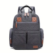 I 36241 Large Capacity Embroidered Diaper Bag �๦��ĸӤ��