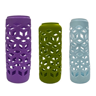 Hot Selling Hollow Silicone Cup Cover Protective Cover Insulation Cover Water Cup Glass Cup Cover Outdoor Anti-Fall Silicone Protective Cover