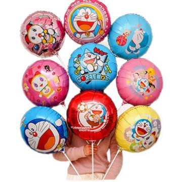 Globo decoración de la mano de los niños palo centro comercial push Scan código pequeño regalo actividad dibujos animados inflable múltiple de mano palo de aluminio película