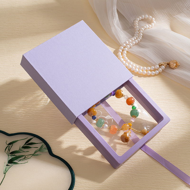 Caja de suspensión púrpura + púrpura; 9cm * 9cm * 2cm (medio)