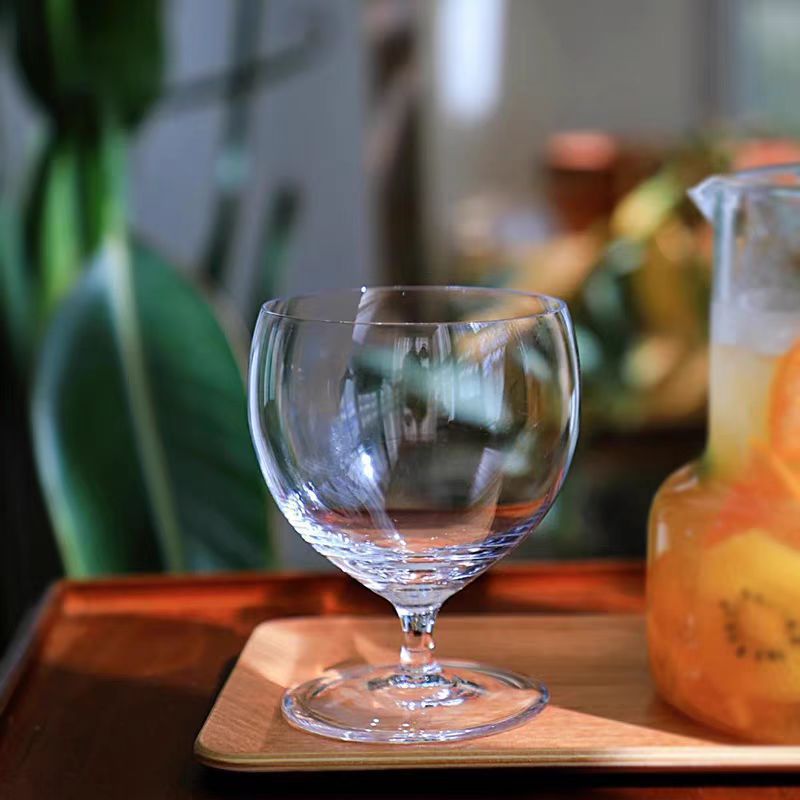 Barra de patas cortas de vidrio simple, coctelería, copa de cóctel, restaurante, bebidas frías, taza de café con hielo creativo, taza de postre