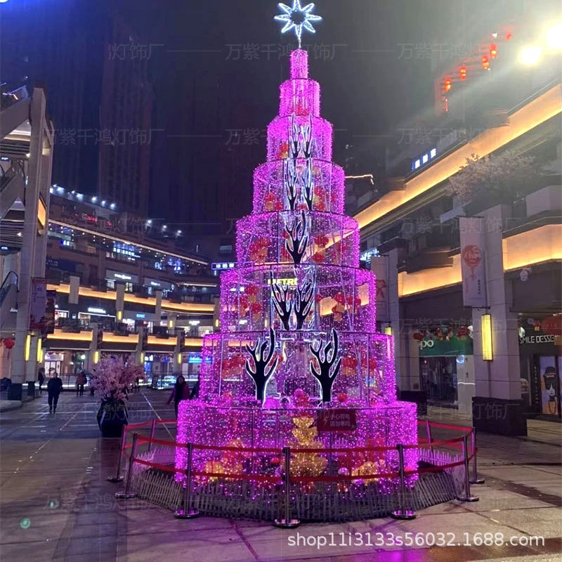 LED装飾照明 屋外クリスマスツリー 文化観光照明 景観照明 ホリデークリエイティブ装飾照明 クリエイティブ照明|undefined