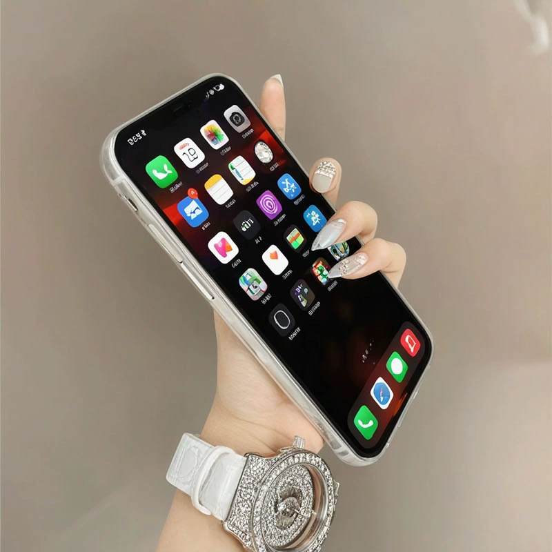Apple, совместимый чехол для iPhone 15, зеркальный эффект