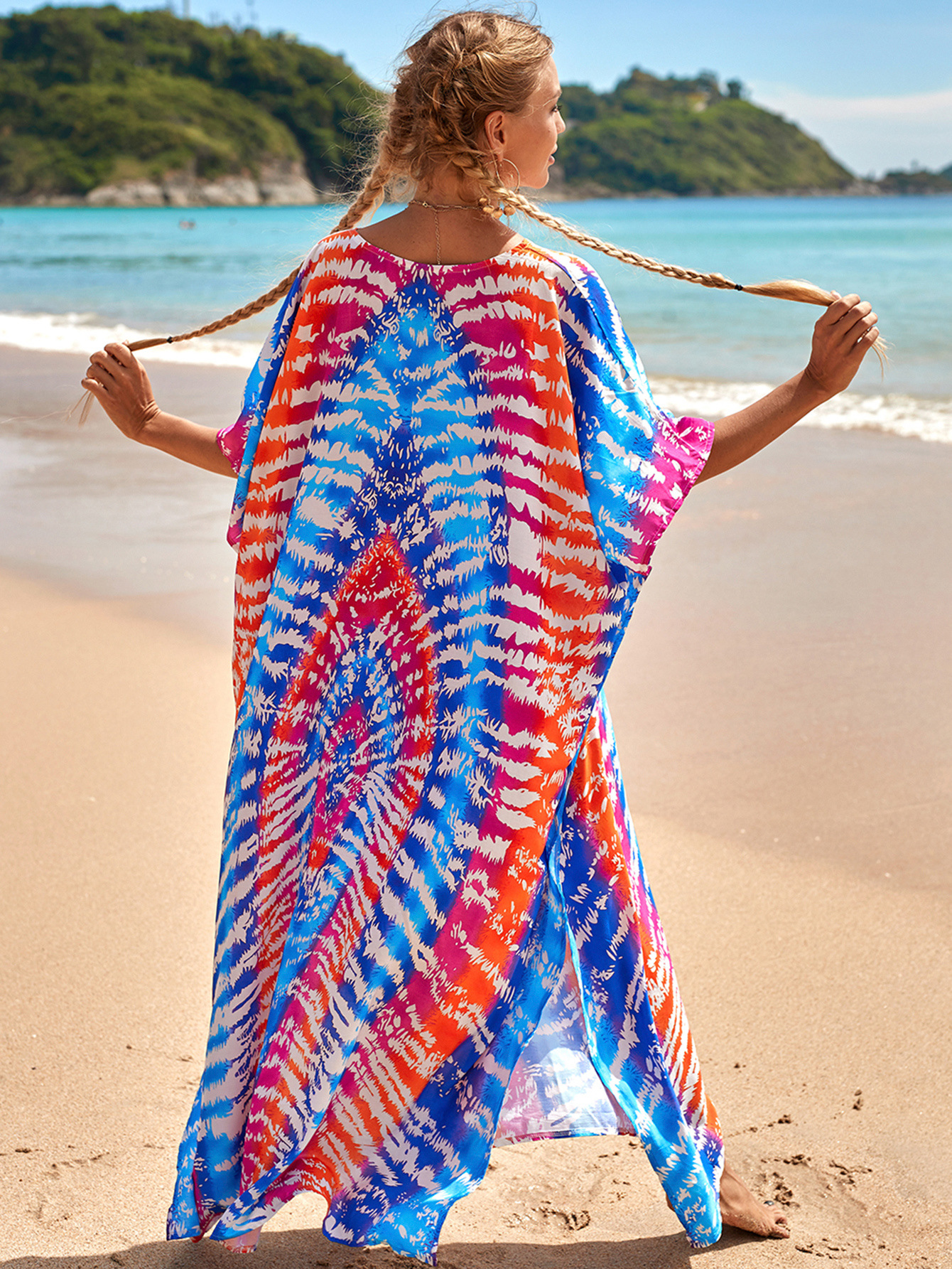 Women's Color Block Bohemian Cover Ups display picture 34