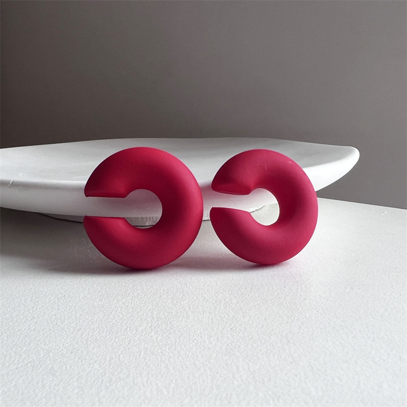 8g Weight Ear Cuffs Classification 1 Piece Quantity Holiday, Daily Occasion Acrylic Material C Shape Pattern Unisex Gender Plating Design Sweet Style 1 Piece Sweet C Shape Plating Arylic Ear Cuffs 7