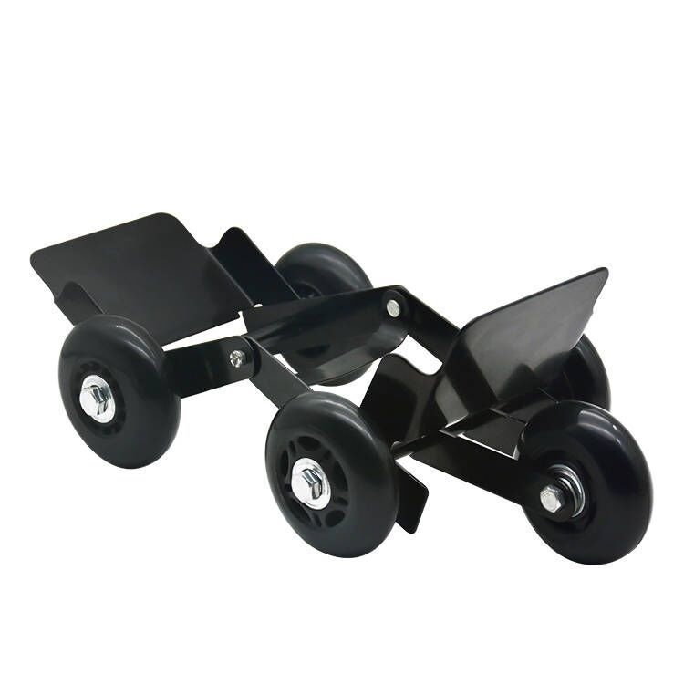 Electric vehicle booster, battery-powered motorcycle trailer, emergency swivel wheel, assistive push cart, tire repair, vehicle relocation, and other services