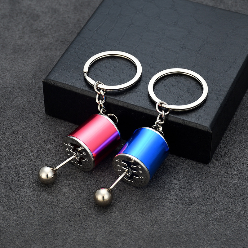 Manual Transmission Gear Keychain Aluminum Alloy Gear Shift Car Modification Pendant Creative Car Gift Manual Transmission Gear Keychain Aluminum Alloy Gear Shift Car Modification Pendant Creative Car Gift