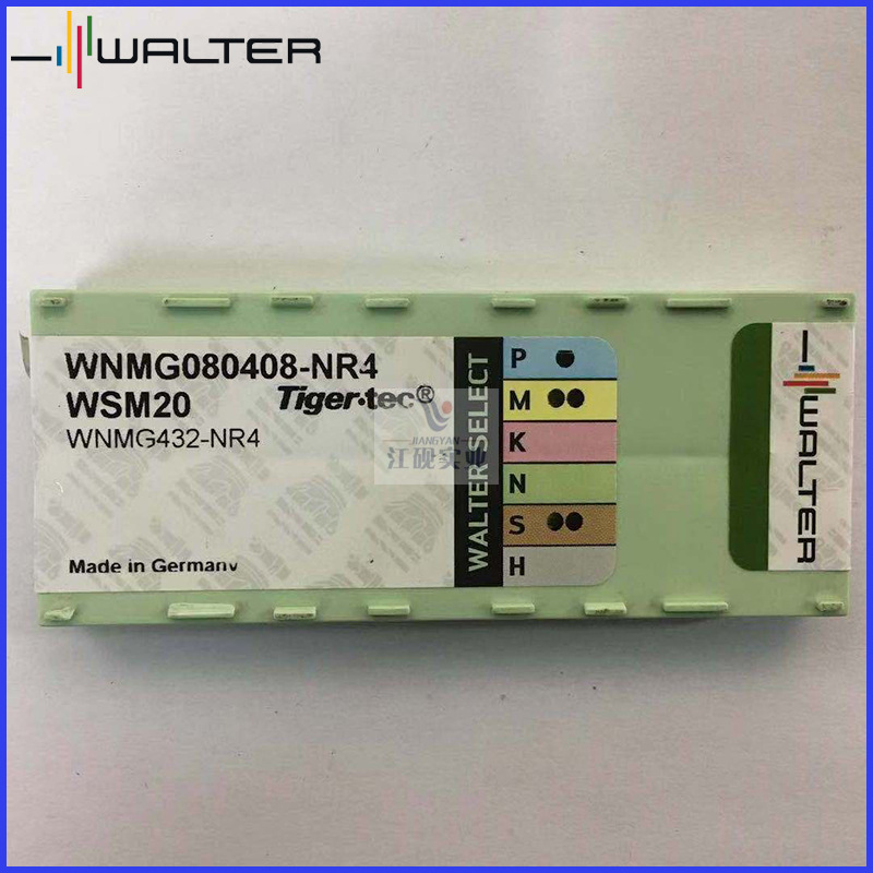 WALTER瓦尔特数控车床刀片,WNMG080408-NR4 WSM20,WNMG系列车刀片