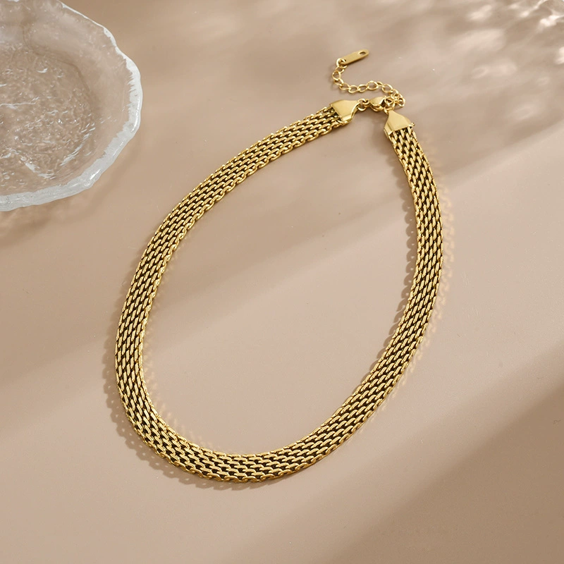 Стальная тренд- bracelet, плетёная цепь для ключей, 8мм, европейский стиль, оптовая