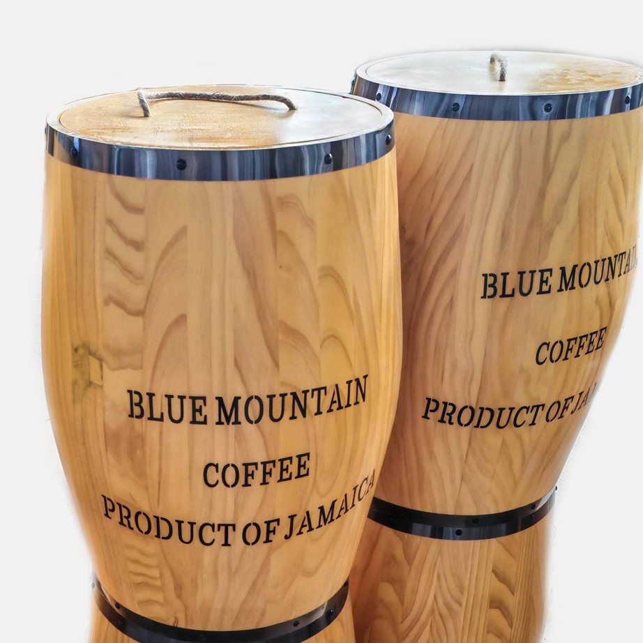 木质茶叶桶多规格酒桶实木大容量收纳木桶桌面咖啡豆茶叶收纳木桶