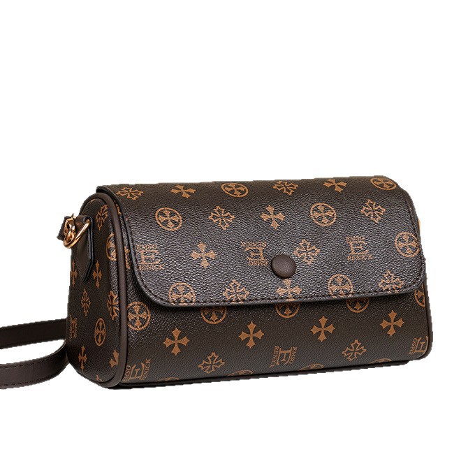 Cylindrical Bag for Women 2026 New Spring and Autumn Crossbody Underarm Small Square Bag Soft Leather High-End Shoulder Bag for Women