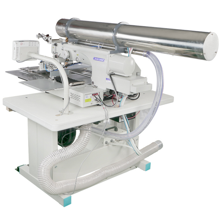 3520 máquina de apertura láser 100w 120w de potencia de prendas de vestir de bolsillo máquina de coser automática de alta eficiencia