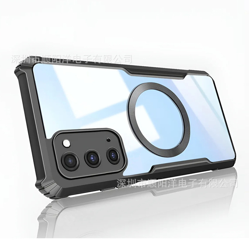 Magnetic Case Suitable for Samsung Galaxy Note 20 10 Plus Phone Case Acrylic Protective Cover
